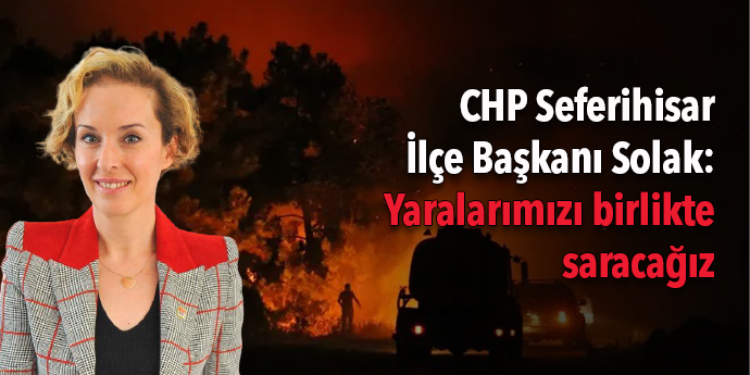 CHP Seferihisar’dan yangın bölgelerine destek