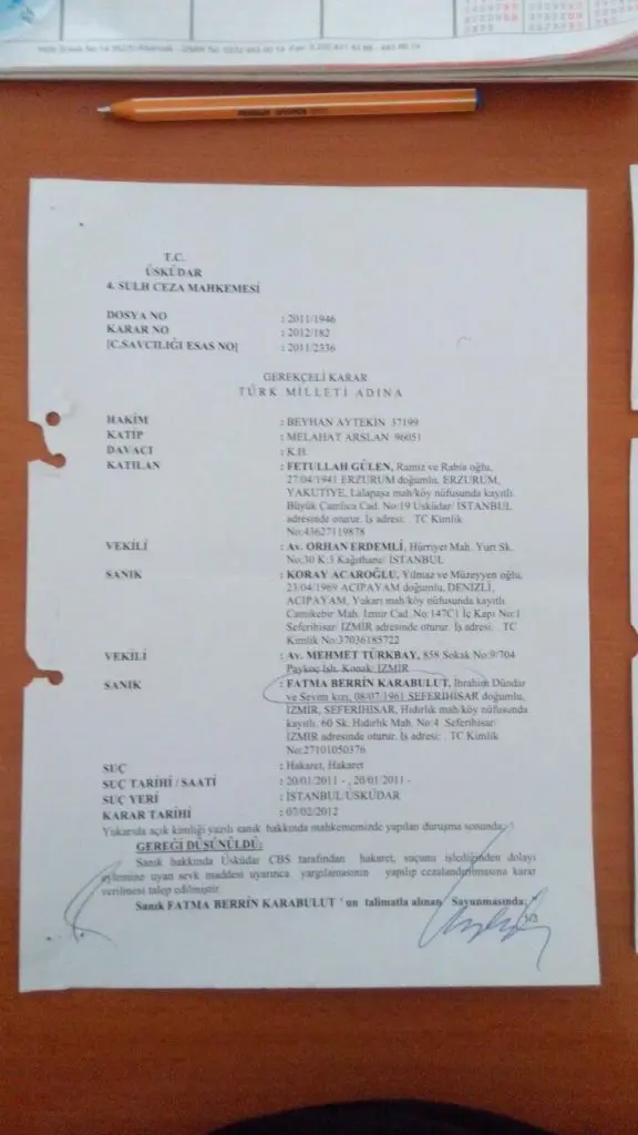 FETO çetesi yazarımız ve imtiyaz sahibimize ceza yağdırmışlardı!