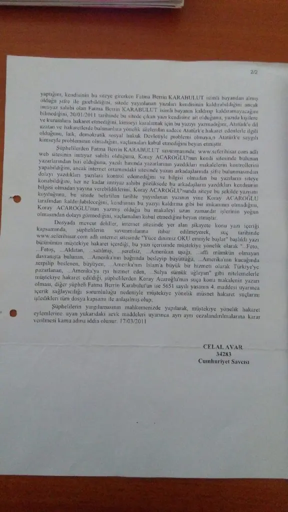 FETO çetesi yazarımız ve imtiyaz sahibimize ceza yağdırmışlardı!