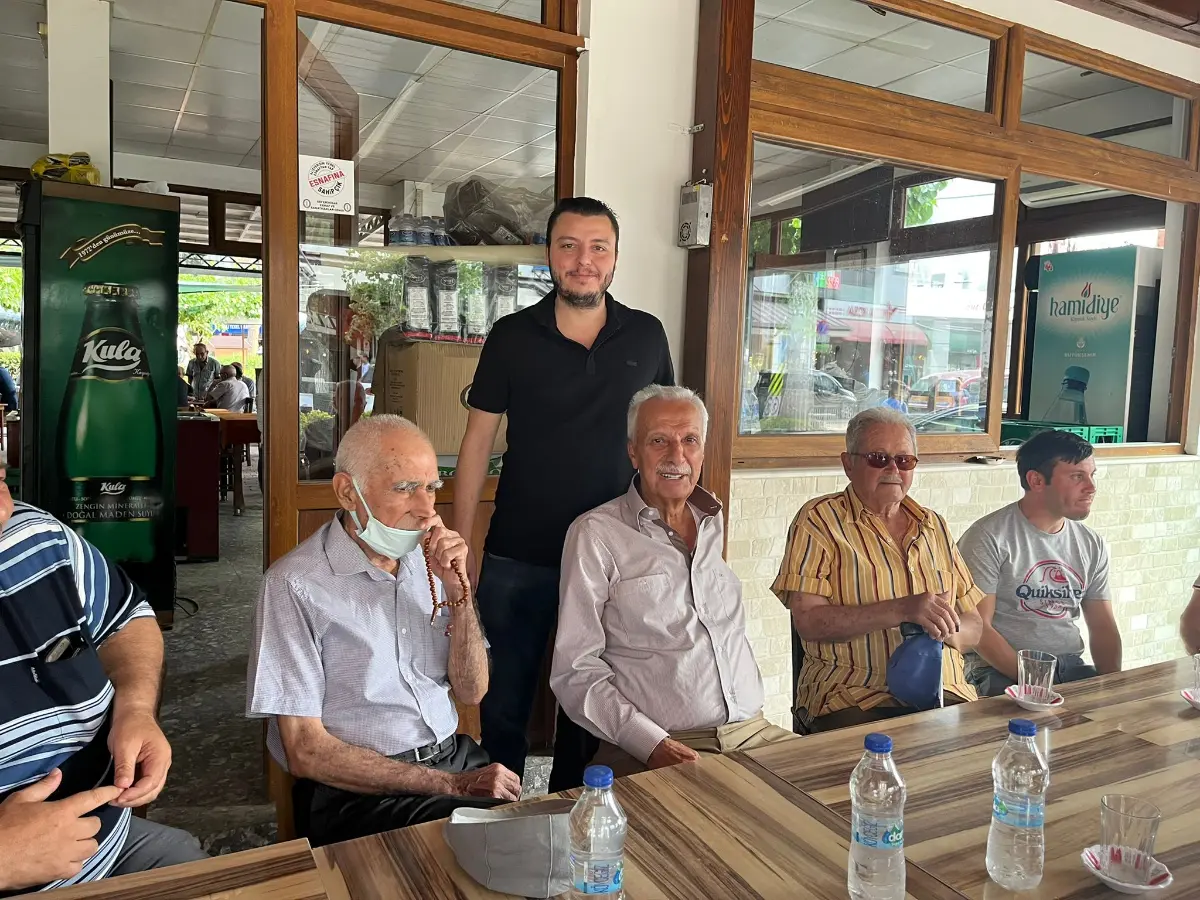 Hayırsever işadamı Necat Hepkon Seferihisar’da! İlçenin çınarlarıyla buluştu