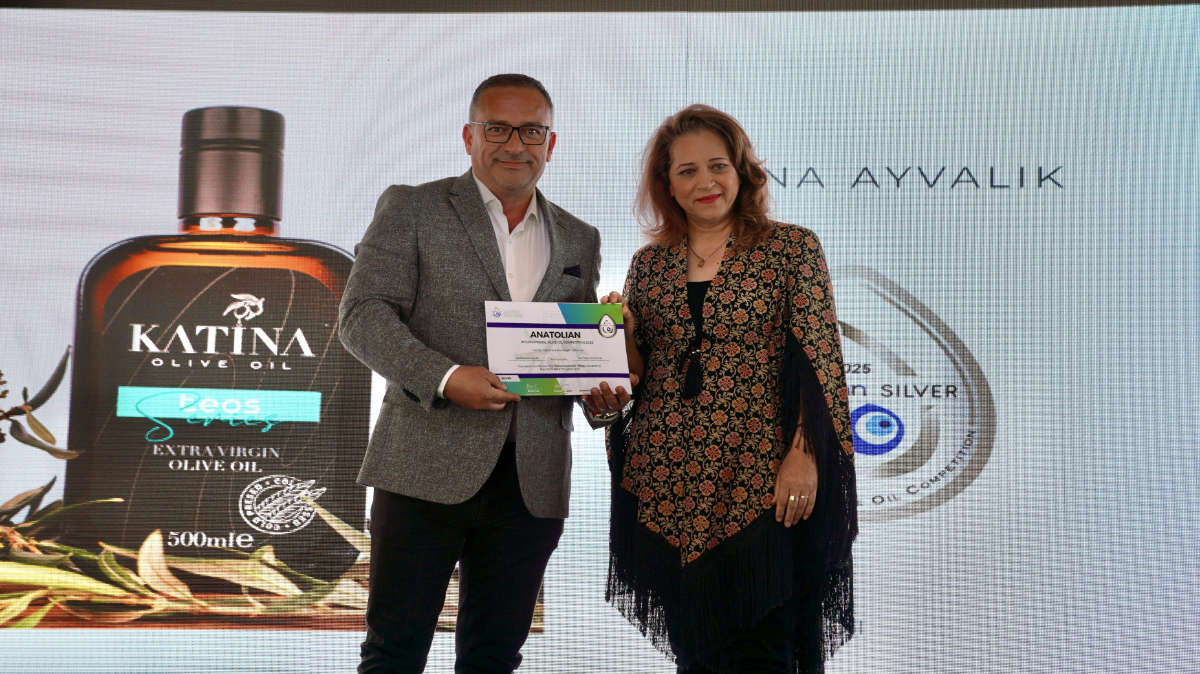 Katina, 420 zeytinyağı arasından sıyrıldı: Gümüş ödül Seferihisar’a geldi