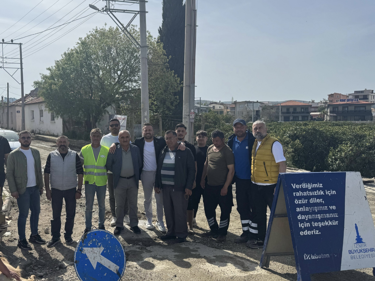Mahalleli istedi, muhtar takip etti: Tepecik’te asfalt çalışması başladı
