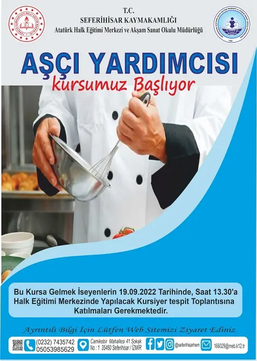 Seferihisar’da Halk Eğitim Kursları başladı