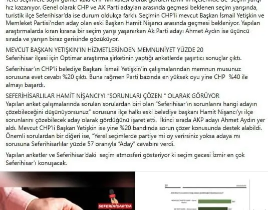 Tunç Soyer’e yakın hesaplardan anket operasyonu
