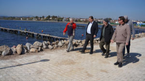 Akarca ‘’Sahil Yolu’’ çalışmaları hızlandı
