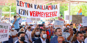 Köylüler JES şirketini davul zurna ile uğurladı