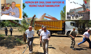 Necat Hepkon Seferihisar’a bir okul daha yapıyor ve yedinci kalbi tamamlıyor