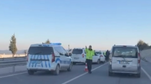 Seferihisar'da maddi hasarlı zincirleme kaza